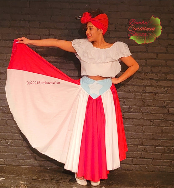 PR Flag Bomba Skirt w o Ruffles